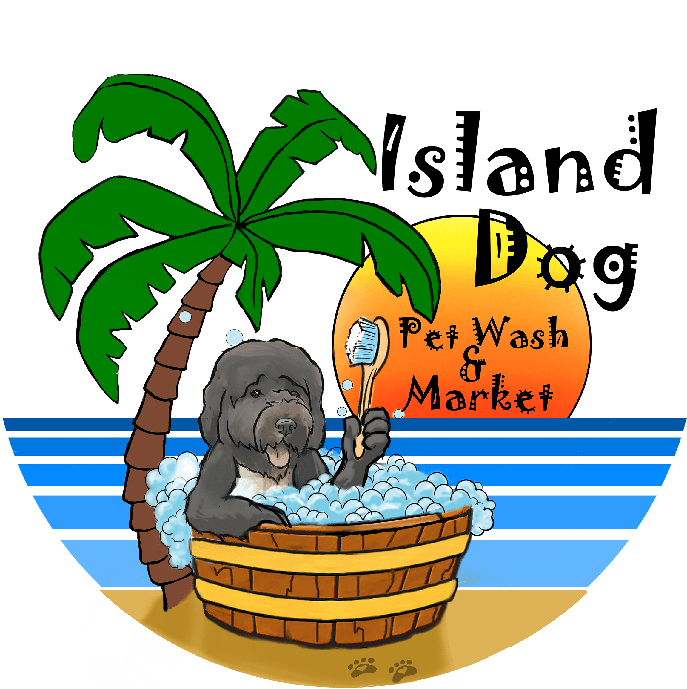 Island Dog Pet Wash & Market - Logo